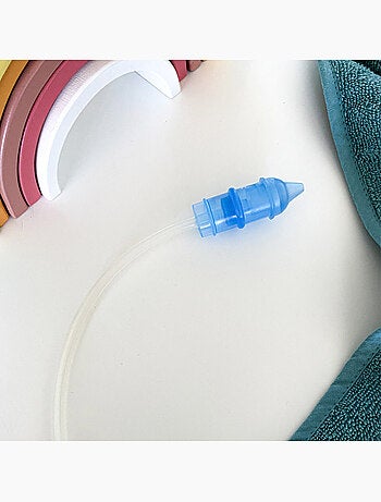 Aspirador nasal manual reutilizável com filtro