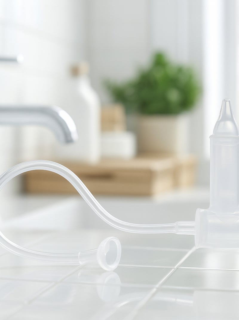 Aspirador nasal manual thermobaby com ponta reutilizável e silicone Transparente - Kiabi
