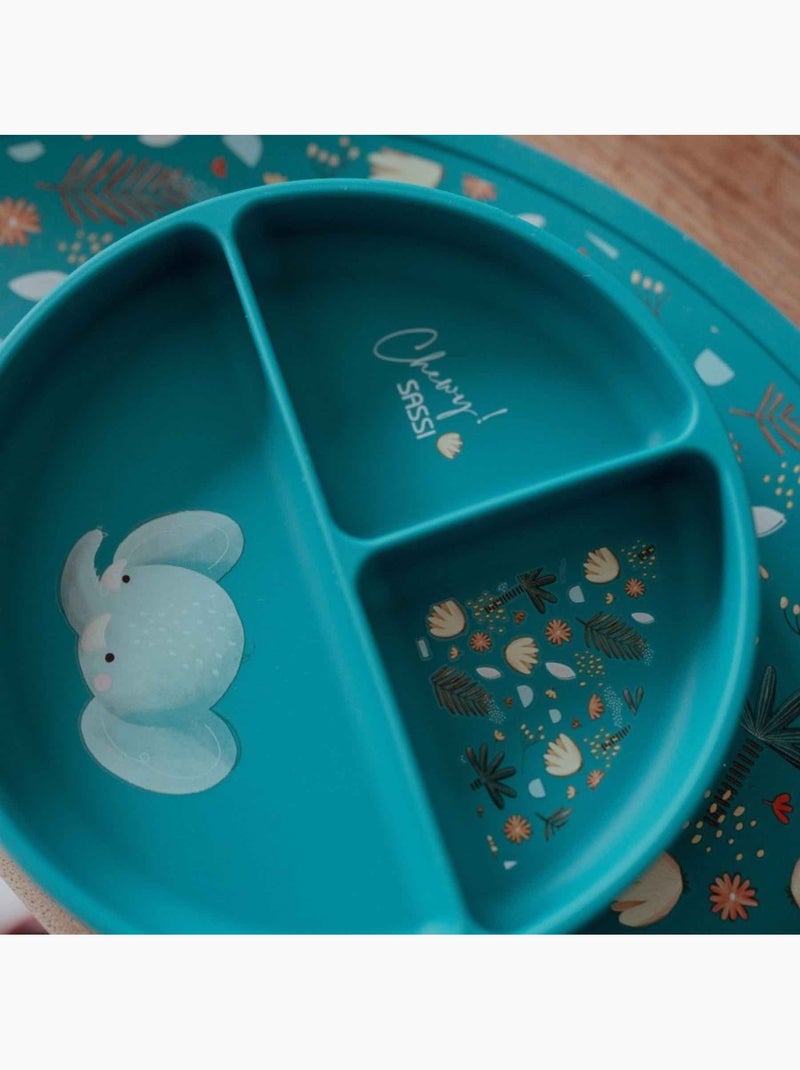 Assadeira de silicone para bebé | sassi junior Azul - Kiabi