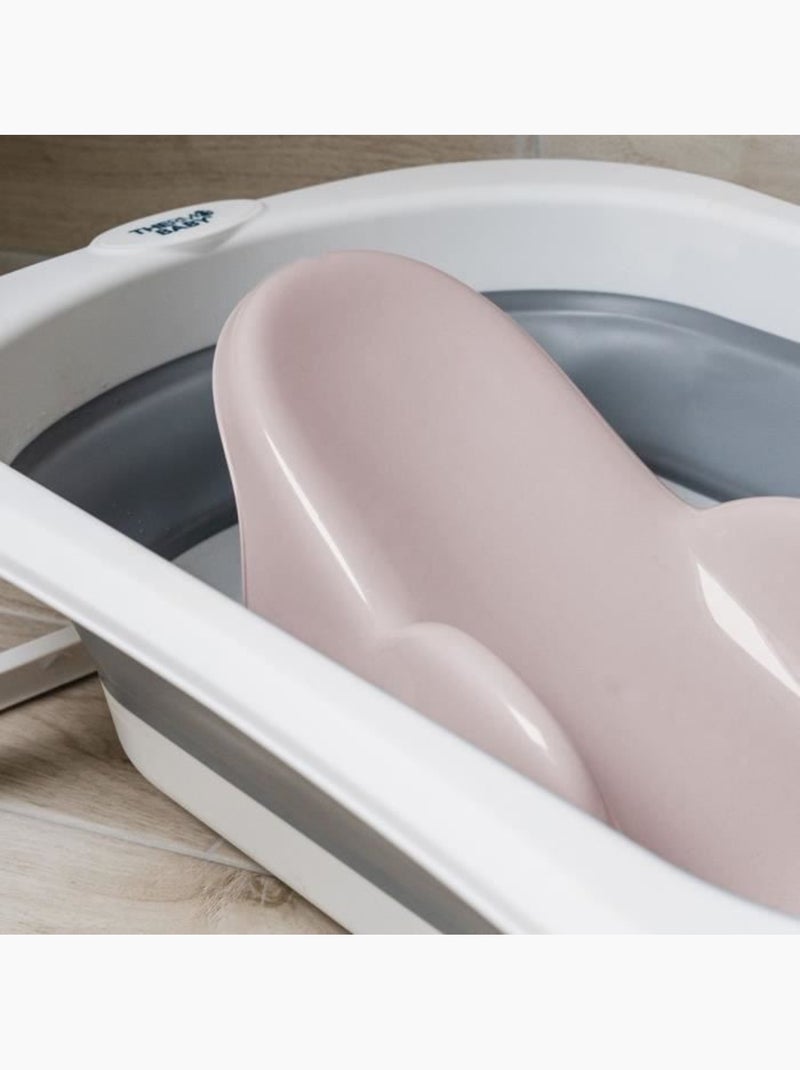Assento de banho reclinável thermobaby atoll com ventosas Rosa - Kiabi