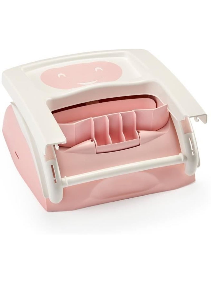 Assento elevatório de cadeira thermobaby ajustável 2 em 1 rosa pó Rosa - Kiabi