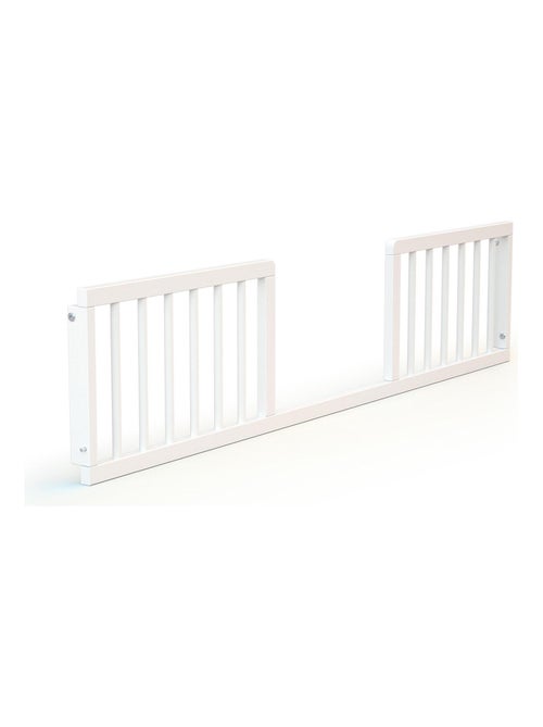 At4 - barreira para cama de bebê seren em madeira branco 140 cm - Kiabi At4 - barreira para cama de bebê seren em madeira branco 140 cm - Kiabi