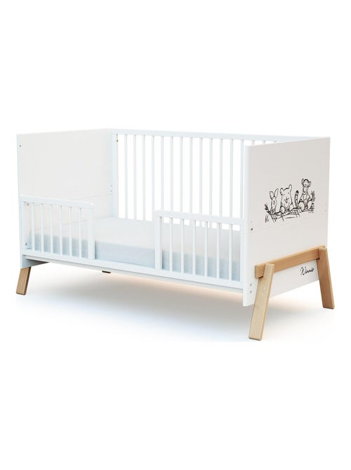 At4 - barreira para cama de bebê seren em madeira branco 140 cm - Kiabi At4 - barreira para cama de bebê seren em madeira branco 140 cm - Kiabi