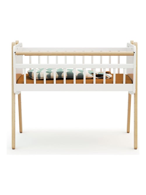 At4 - berço co-leito pirate de madeira branco e faia 40 x 80 cm - Kiabi At4 - berço co-leito pirate de madeira branco e faia 40 x 80 cm - Kiabi