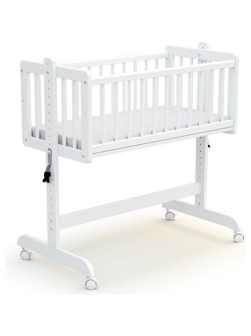 At4 - berço convertível co-sleeping nino de madeira branco 40 x 80 cm - Kiabi At4 - berço convertível co-sleeping nino de madeira branco 40 x 80 cm - Kiabi