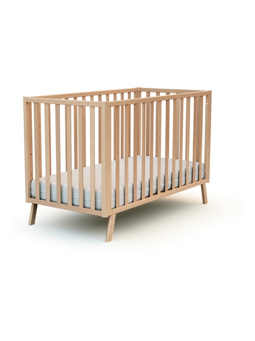 At4 - cama de bebe convertível em cabana kasa de madeira faia envernizada 60 x 120 cm - Kiabi At4 - cama de bebe convertível em cabana kasa de madeira faia envernizada 60 x 120 cm - Kiabi