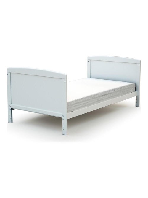 At4 - cama de bebe convertível luna de madeira branco 70 x 140 cm - Kiabi At4 - cama de bebe convertível luna de madeira branco 70 x 140 cm - Kiabi