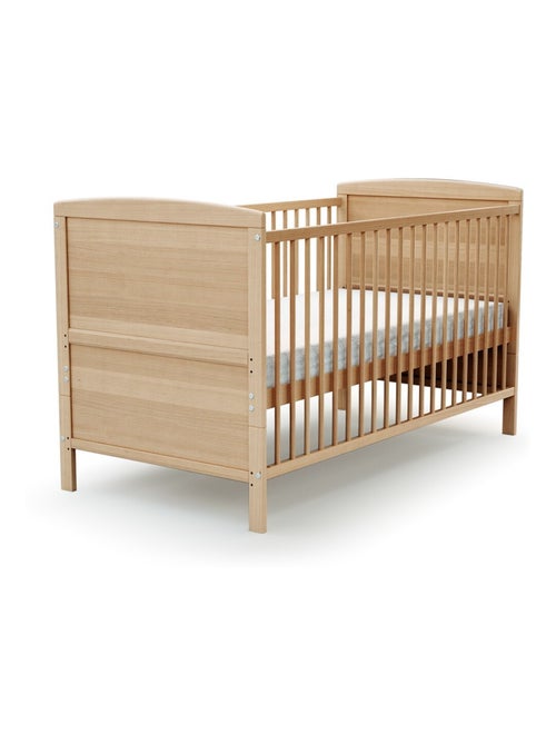 At4 - cama de bebe convertível luna de madeira faia envernizada 70 x 140 cm - Kiabi At4 - cama de bebe convertível luna de madeira faia envernizada 70 x 140 cm - Kiabi