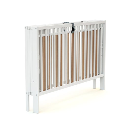 At4 - cama de bebe dobrável foldo de madeira branco 60 x 120 cm - Kiabi At4 - cama de bebe dobrável foldo de madeira branco 60 x 120 cm - Kiabi