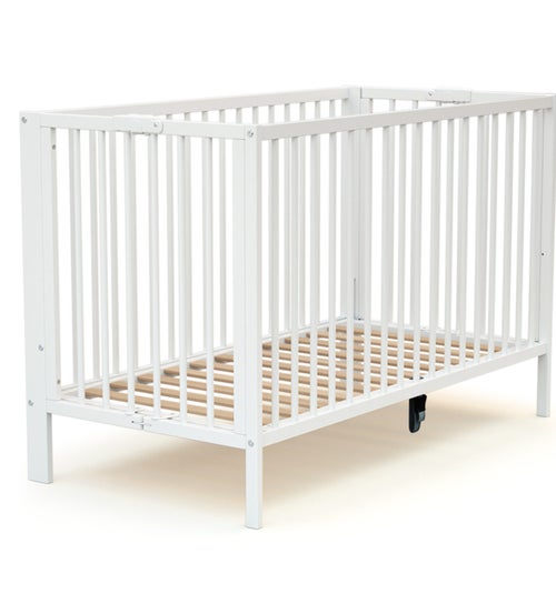At4 - cama de bebe dobrável foldo de madeira branco 60 x 120 cm - Kiabi At4 - cama de bebe dobrável foldo de madeira branco 60 x 120 cm - Kiabi