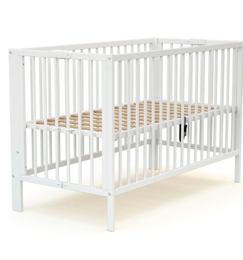 At4 - cama de bebe dobrável foldo de madeira branco 60 x 120 cm - Kiabi At4 - cama de bebe dobrável foldo de madeira branco 60 x 120 cm - Kiabi