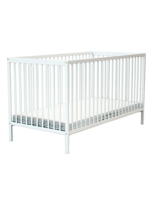 At4 - cama de bebe one de madeira branco 70 x 140 cm - Kiabi At4 - cama de bebe one de madeira branco 70 x 140 cm - Kiabi