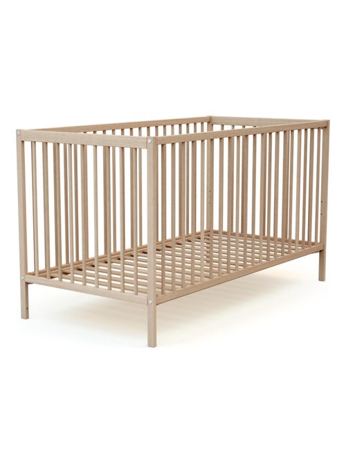 At4 - cama de bebe one de madeira faia em bruto 70 x 140 cm - Kiabi At4 - cama de bebe one de madeira faia em bruto 70 x 140 cm - Kiabi
