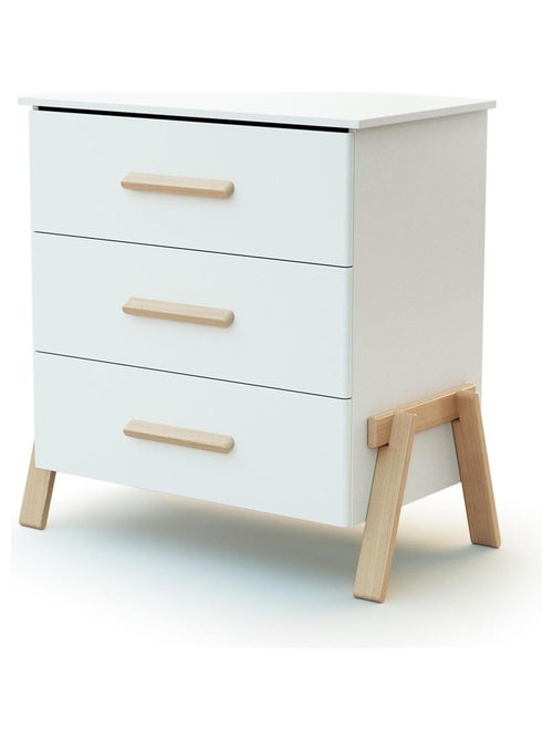 At4 - duo cama de bebé e mesa trocador canaille - Kiabi