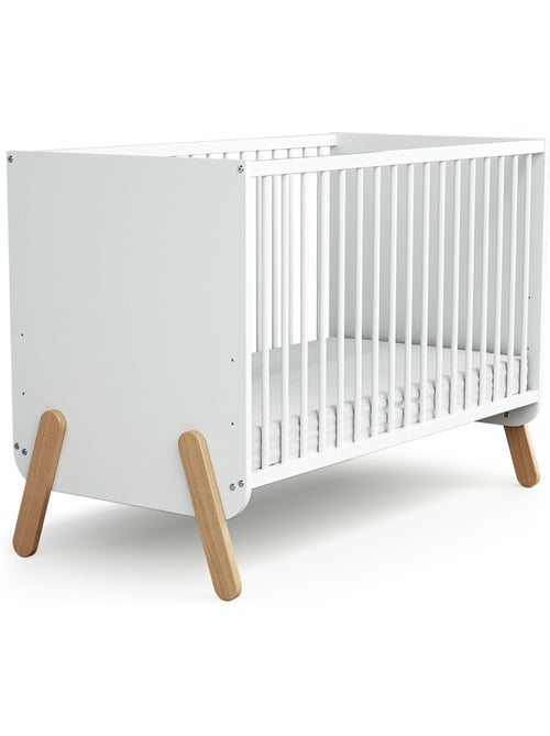 At4 - quarto de bebé com cama, fraldário e roupeiro pirate de madeira branco e faia - Kiabi At4 - quarto de bebé com cama, fraldário e roupeiro pirate de madeira branco e faia - Kiabi