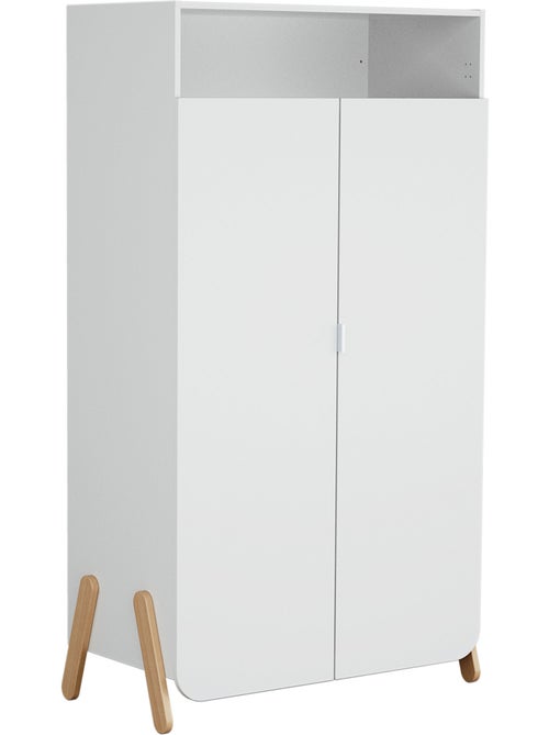 At4 - quarto de bebé com cama, fraldário e roupeiro pirate de madeira branco e faia - Kiabi At4 - quarto de bebé com cama, fraldário e roupeiro pirate de madeira branco e faia - Kiabi