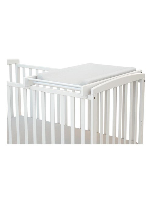 At4 - trocador de fraldas amovível para o cama de bebe mona de madeira branco 60 x 120 et 70x140 cm - Kiabi At4 - trocador de fraldas amovível para o cama de bebe mona de madeira branco 60 x 120 et 70x140 cm - Kiabi