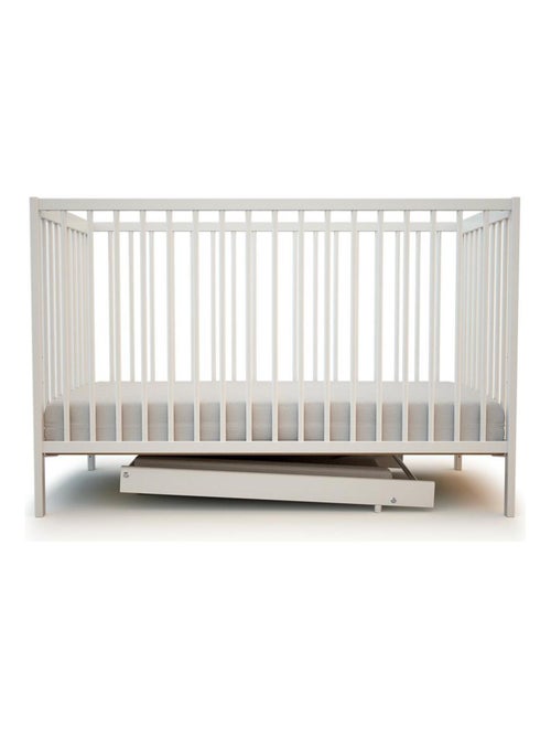 At4 - trocador de fraldas amovível para o cama de bebe mona de madeira branco 60 x 120 et 70x140 cm - Kiabi At4 - trocador de fraldas amovível para o cama de bebe mona de madeira branco 60 x 120 et 70x140 cm - Kiabi