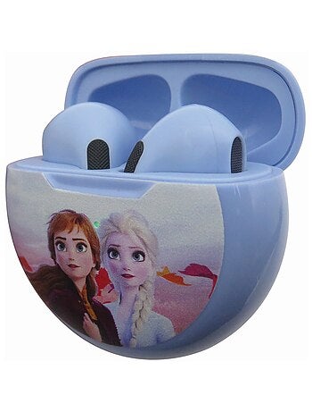 Auriculares bluetooth frozen com estojo de carregamento