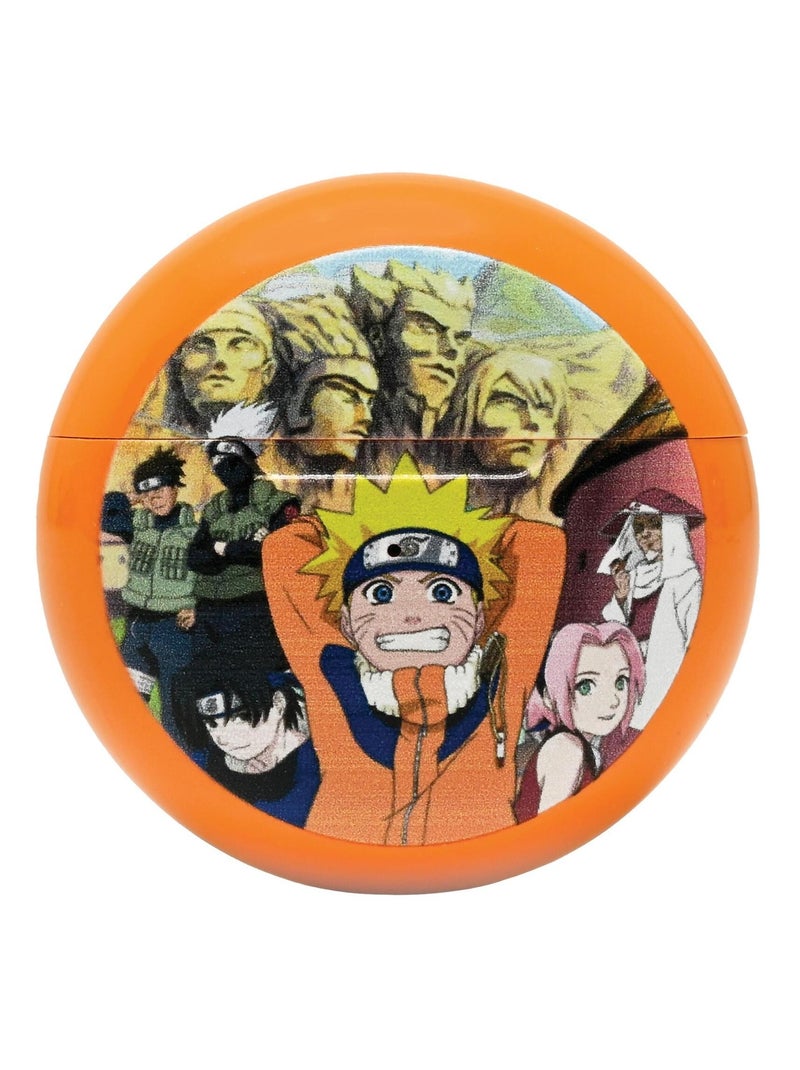 Auriculares bluetooth naruto com estojo de carregamento Laranja - Kiabi