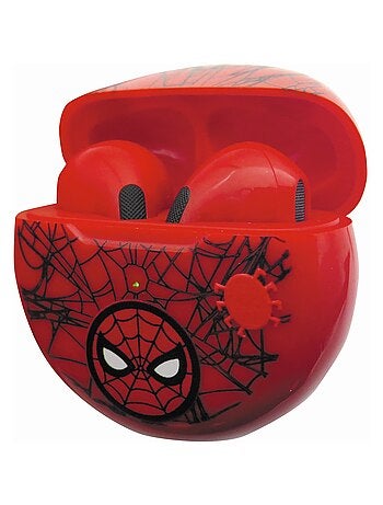 Auriculares bluetooth spiderman com estojo de carregamento