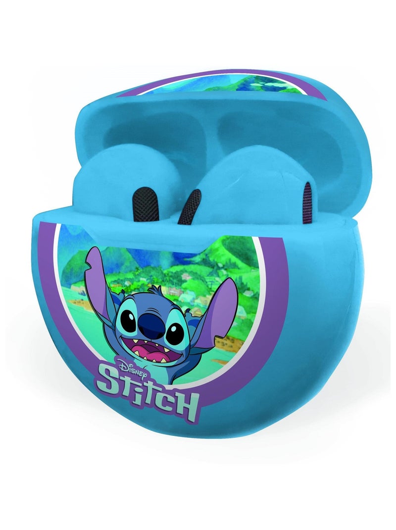 Auriculares bluetooth stitch com estojo de carregamento Roxo - Kiabi