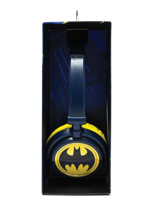Auscultador estéreo com fios dobrável batman com limitação de volume segura - Kiabi Auscultador estéreo com fios dobrável batman com limitação de volume segura - Kiabi