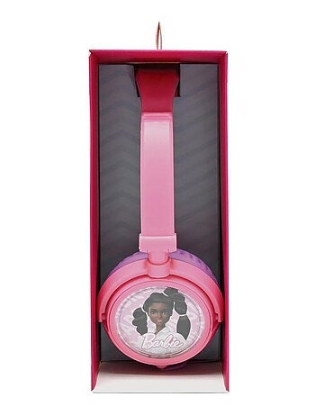 Auscultadores dobráveis com fios barbie stereo com limitação de volume segura