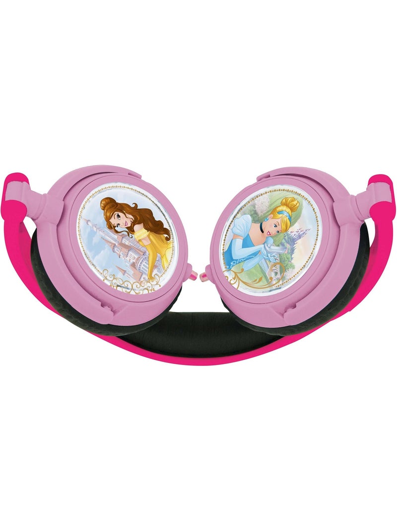 Auscultadores estéreo com fios dobráveis disney princesse com limite de volume seguro Rosa - Kiabi