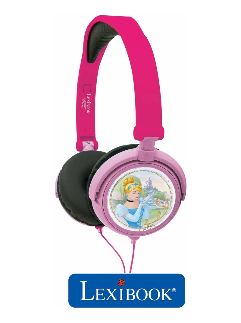 Auscultadores estéreo com fios dobráveis disney princesse com limite de volume seguro Rosa - Kiabi