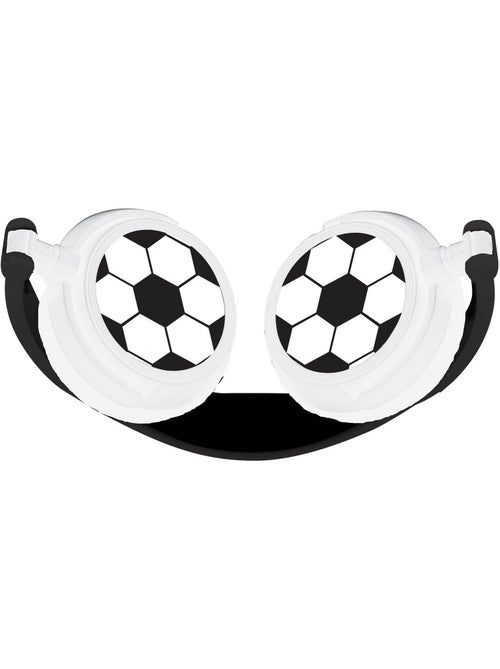 Auscultadores estéreo com fios dobráveis para futebol com limitação segura do volume - Kiabi