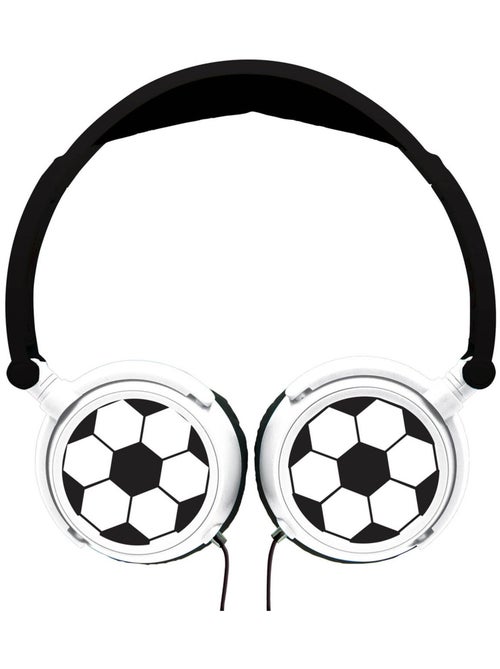 Auscultadores estéreo com fios dobráveis para futebol com limitação segura do volume - Kiabi
