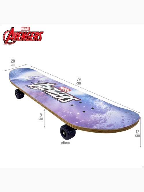 Avengers skate 79x20 cm +5 anos - Kiabi