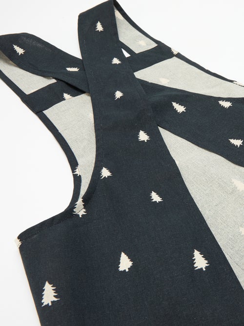 Avental adulto com estampado de Natal em algodão 94x69 cm - Kiabi