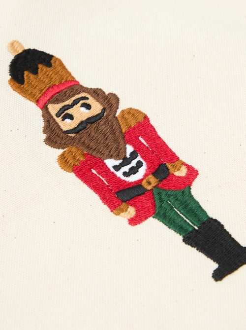 Avental adulto estampado Natal em algodão 94x69 cm - Kiabi Avental adulto estampado Natal em algodão 94x69 cm - Kiabi