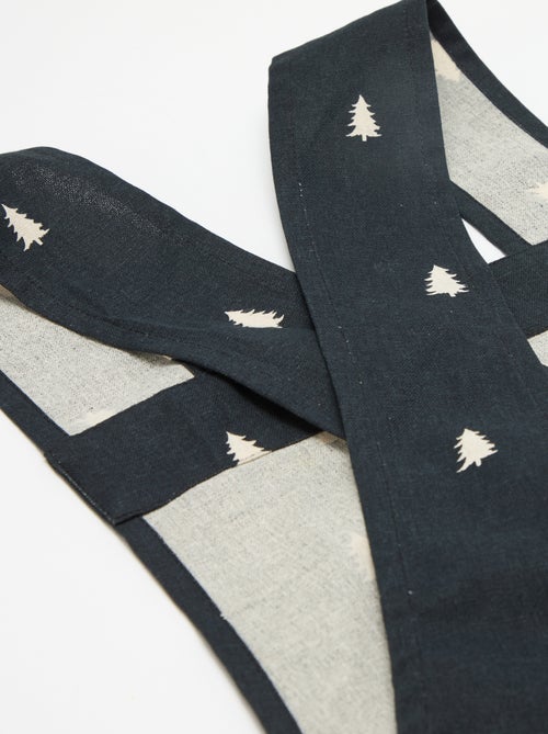 Avental adulto estampado Natal em algodão 94x69 cm - Kiabi Avental adulto estampado Natal em algodão 94x69 cm - Kiabi