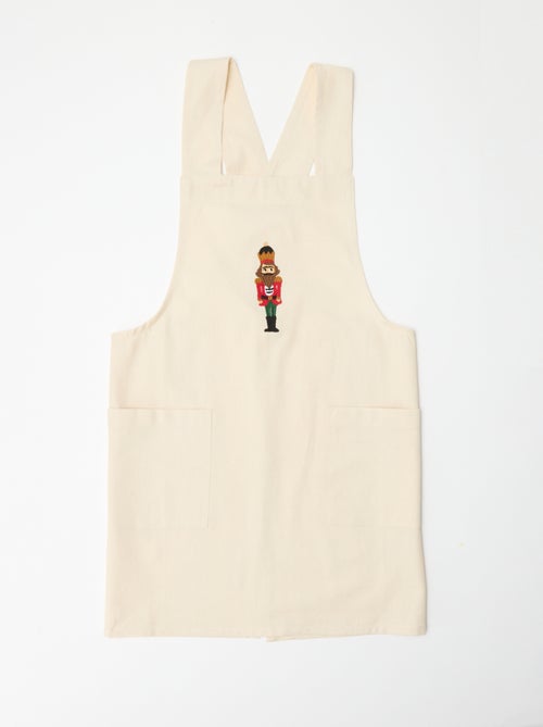 Avental de adulto estampado Natal em algodão 94x69 cm - Kiabi