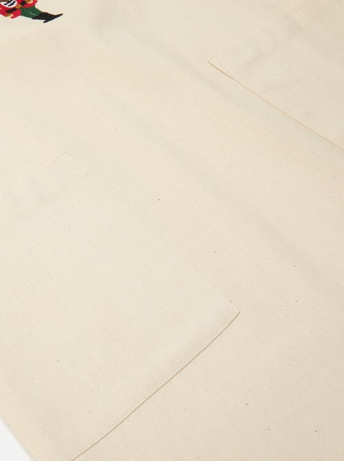 Avental de adulto estampado Natal em algodão 94x69 cm - Kiabi