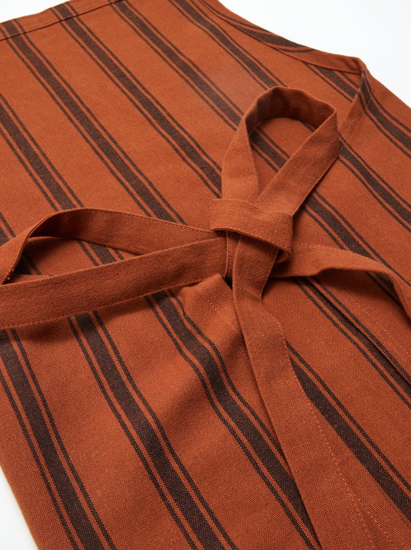 Avental de cozinha de algodão CASTANHO - Kiabi