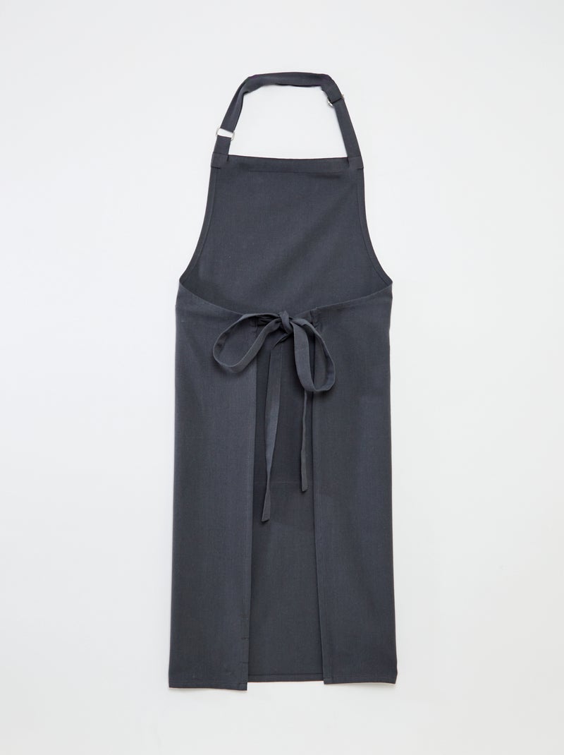 Avental de cozinha de algodão CINZA - Kiabi