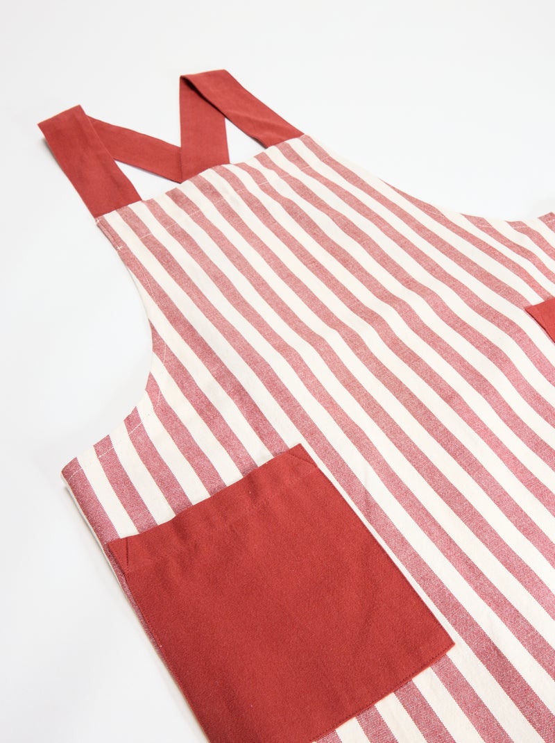 Avental de cozinha estampado Vermelho - Kiabi