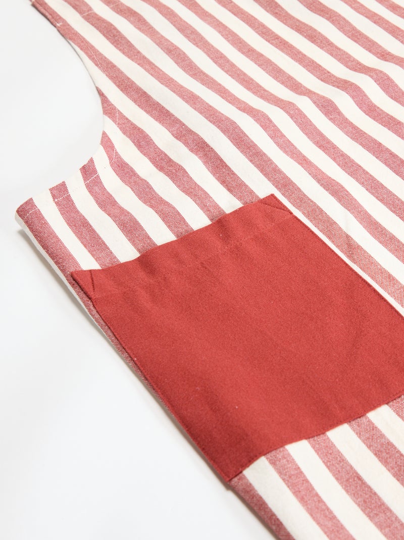 Avental de cozinha estampado Vermelho - Kiabi