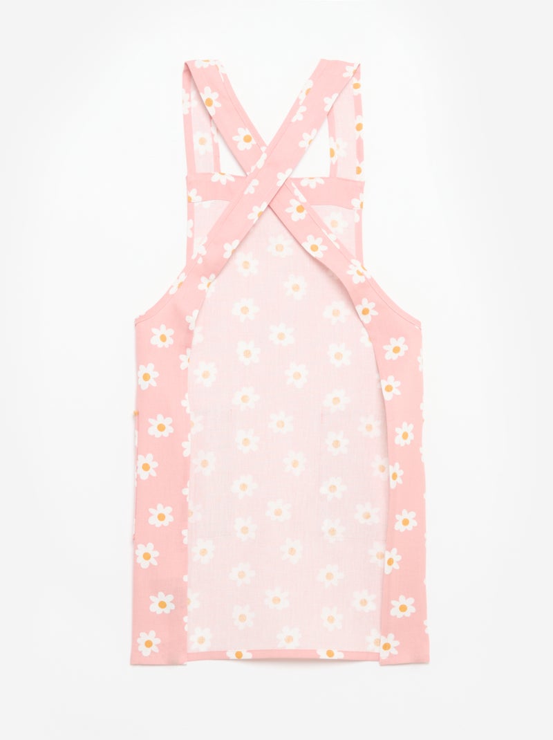 Avental de cozinha japonês estampado - infantil Rosa - Kiabi