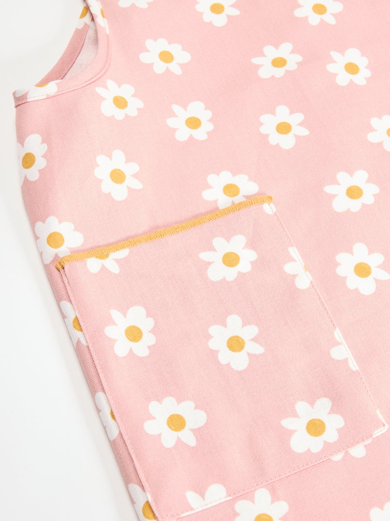 Avental de cozinha japonês estampado - infantil Rosa - Kiabi
