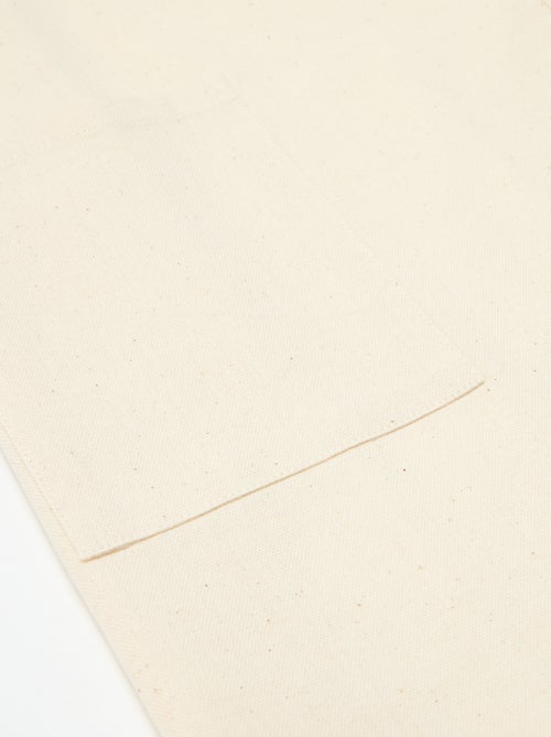 Avental infantil estampado Natal em algodão 55x49 cm - Kiabi