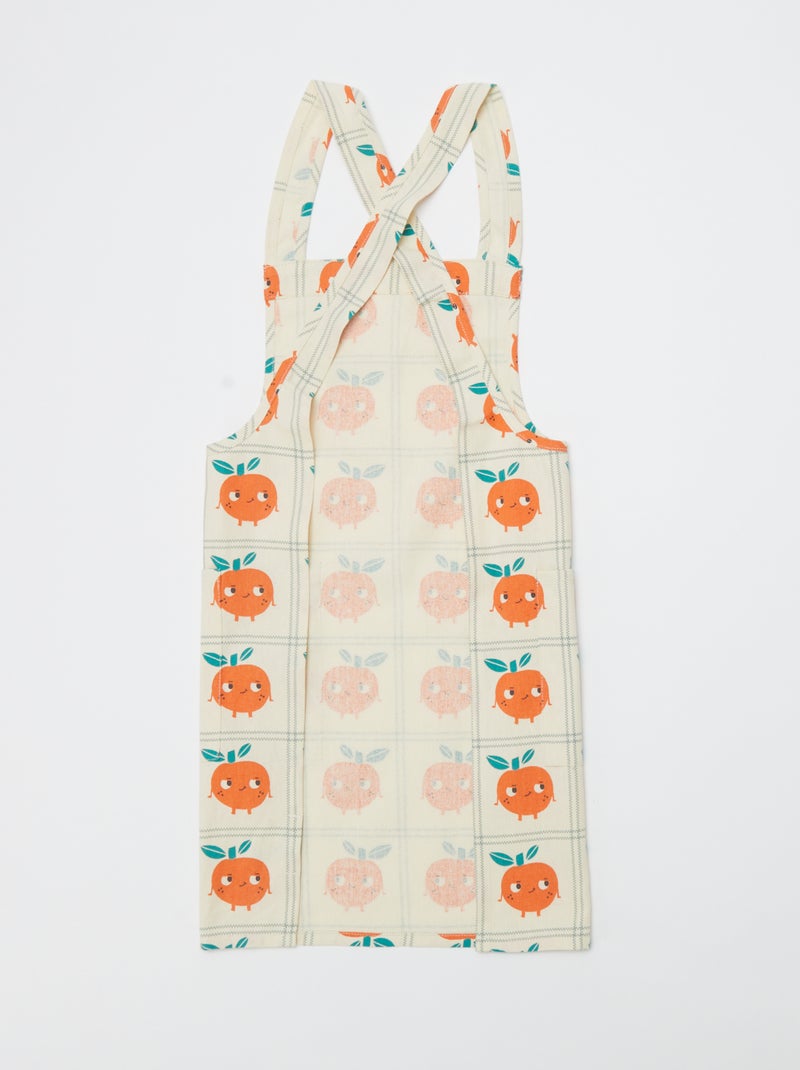 Avental japonês de cozinha infantil - Kiabi Home LARANJA - Kiabi