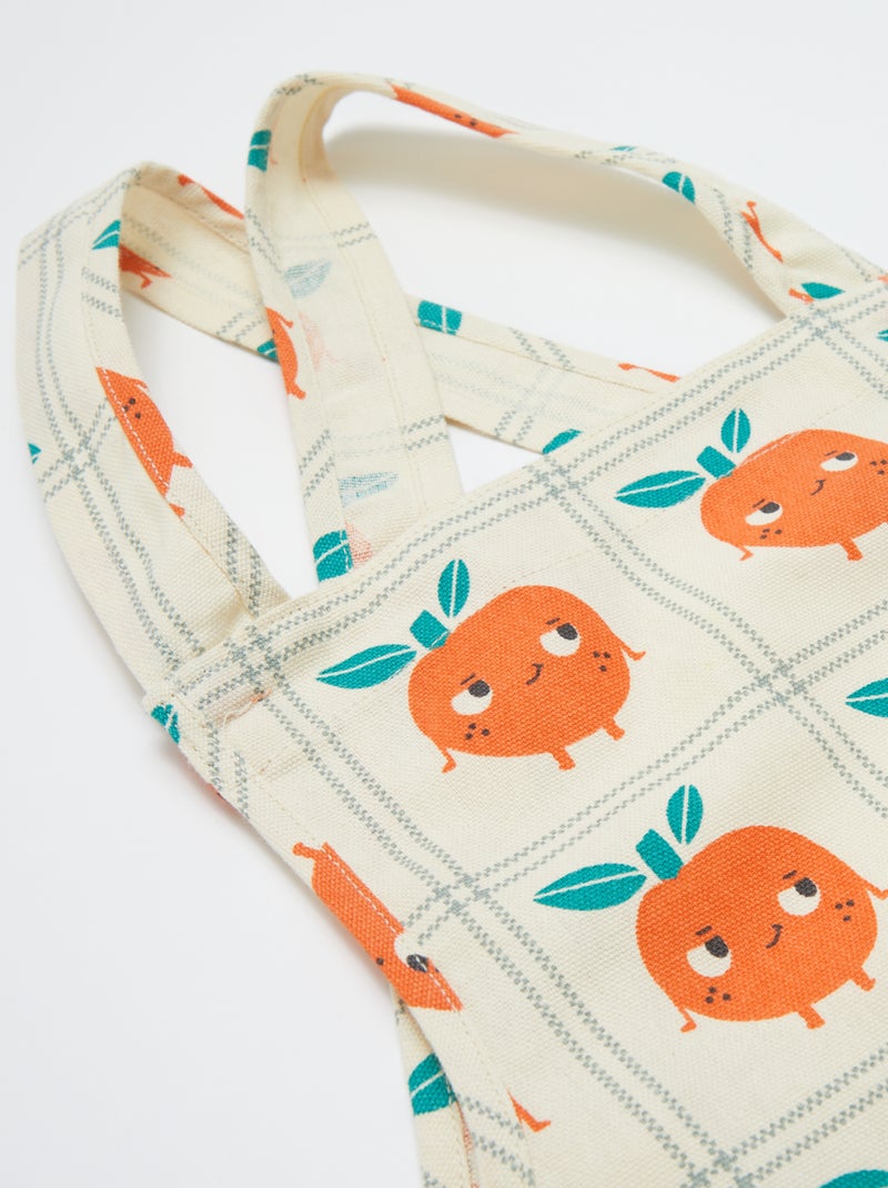Avental japonês de cozinha infantil - Kiabi Home LARANJA - Kiabi