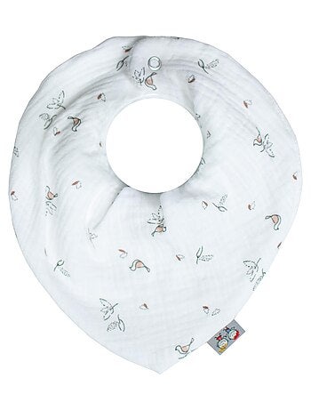 Babador bandana bebê gaze de algodão | sevira kids