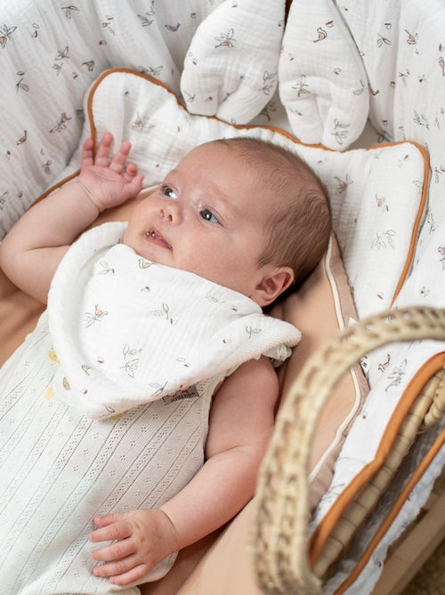 Babador bandana bebê gaze de algodão | sevira kids - Kiabi