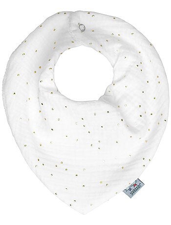 Babador bandana para bebé em gaze de algodão | sevira kids